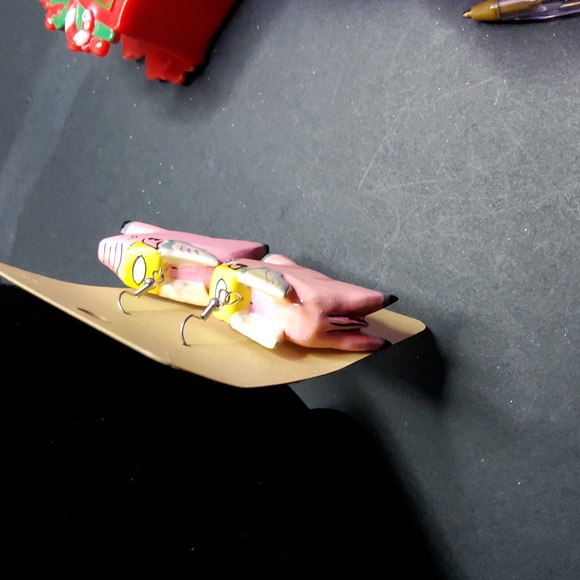 Pink Flying Pig Earrings for Kids Of all ages - Picture 3 of 6